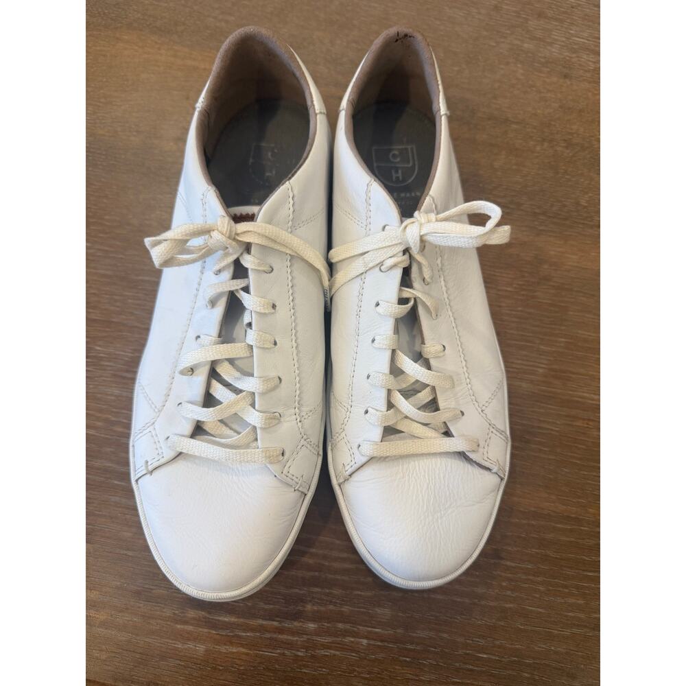 Cole Haan White Classic Low Top Sneakers Shoes Women size 10